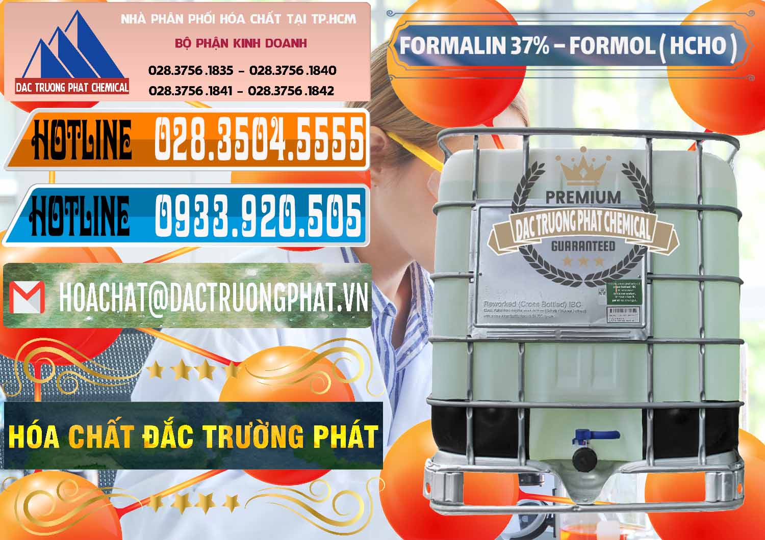 Công ty bán và phân phối Formalin - Formol ( HCHO ) 37% Việt Nam - 0187 - Kinh doanh ( bán ) hóa chất tại TP.HCM - stmp.net