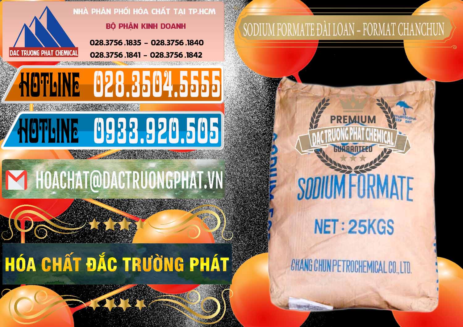 Chuyên kinh doanh & bán Sodium Formate - Natri Format Đài Loan Taiwan - 0141 - Nơi nhập khẩu - cung cấp hóa chất tại TP.HCM - stmp.net