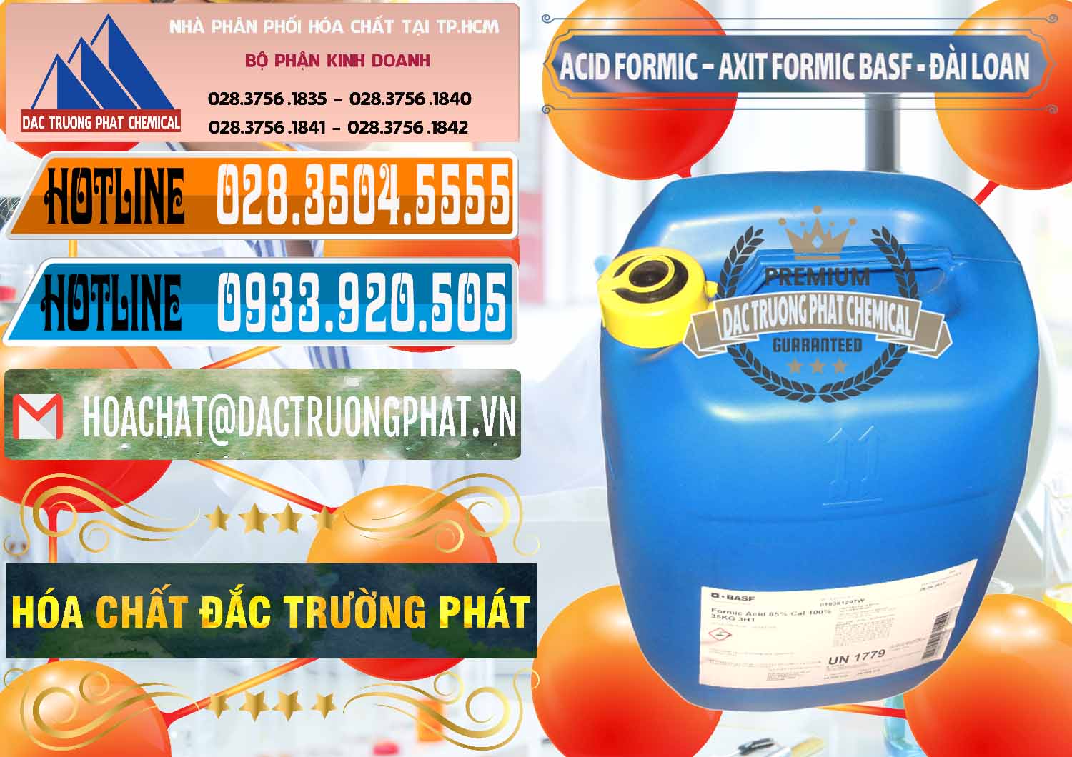 Công ty bán và cung ứng Acid Formic - Axit Formic 85% BASF Đài Loan Taiwan - 0027 - Nơi phân phối & cung cấp hóa chất tại TP.HCM - stmp.net