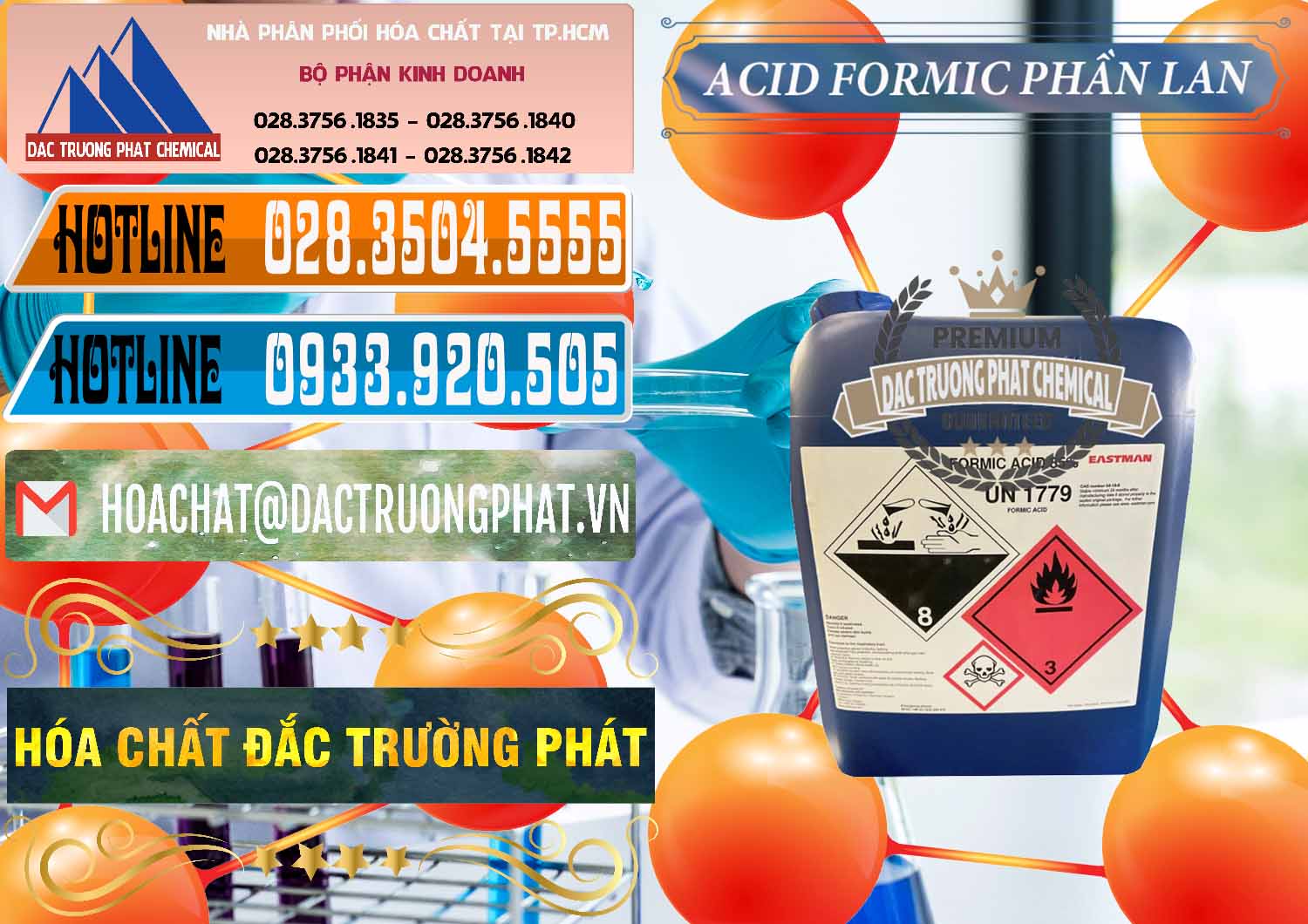 Đơn vị bán và cung cấp Acid Formic - Axit Formic Phần Lan Finland - 0376 - Công ty bán ( phân phối ) hóa chất tại TP.HCM - stmp.net