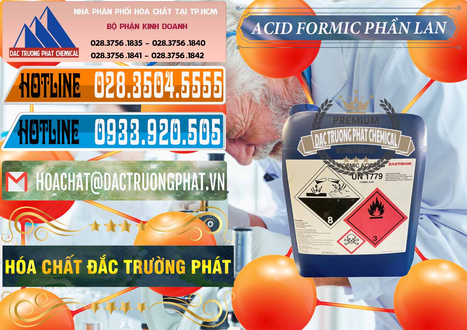 Nhập khẩu và bán Acid Formic - Axit Formic Phần Lan Finland - 0376 - Cty nhập khẩu _ phân phối hóa chất tại TP.HCM - stmp.net