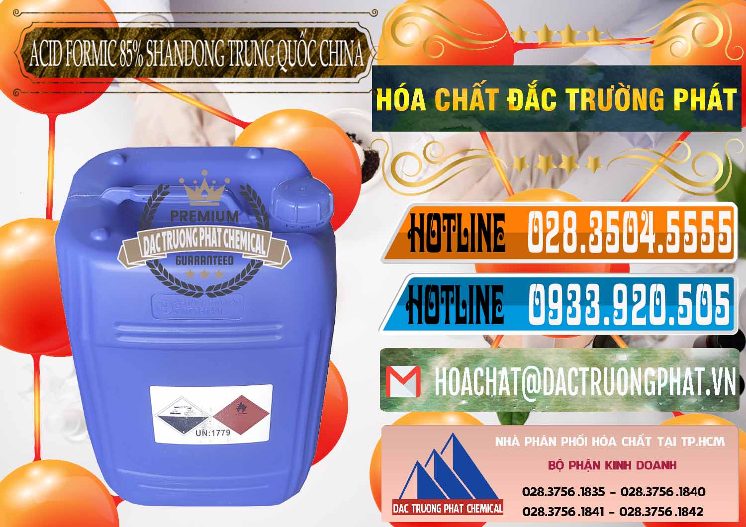 Đơn vị bán _ cung ứng Acid Formic - Axit Formic 85% Shandong Trung Quốc China - 0235 - Cty cung cấp - nhập khẩu hóa chất tại TP.HCM - stmp.net