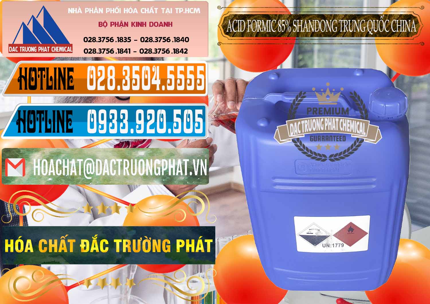 Công ty bán - cung cấp Acid Formic - Axit Formic 85% Shandong Trung Quốc China - 0235 - Cty phân phối _ bán hóa chất tại TP.HCM - stmp.net