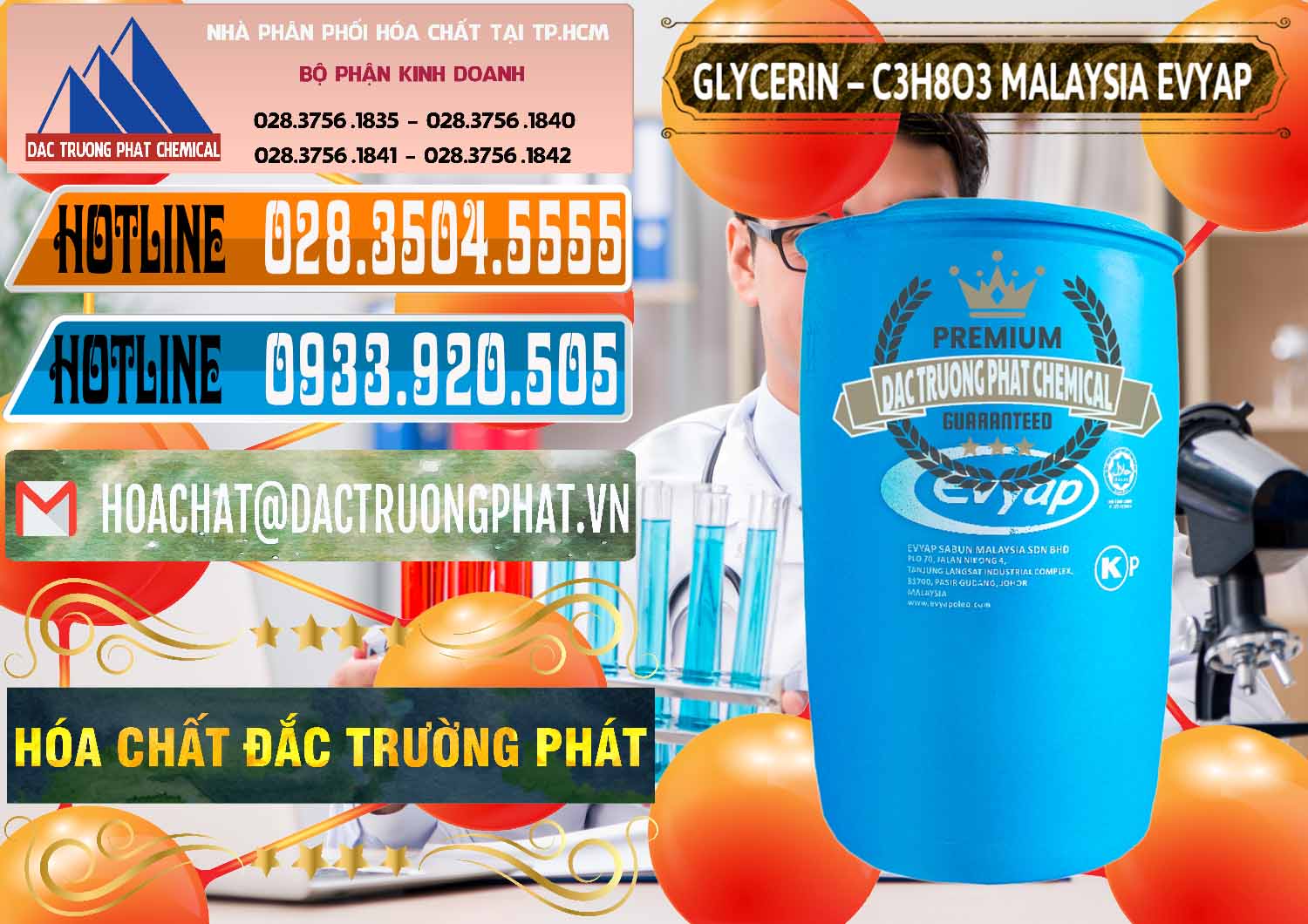 Glycerin – C3H8O3 Malaysia Evyap Công ty chuyên bán - cung ứng Glycerin – C3H8O3 Malaysia Evyap - 0066 - Chuyên phân phối & cung cấp hóa chất tại TP.HCM - stmp.net