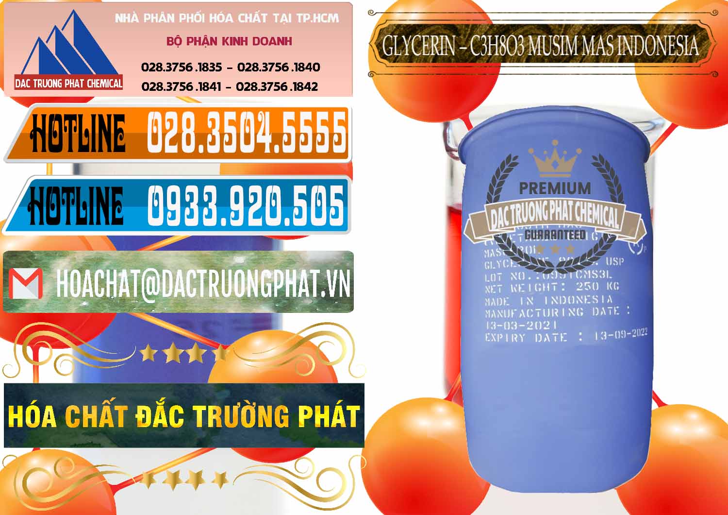 Đơn vị chuyên bán & cung cấp Glycerin – C3H8O3 99.7% Musim Mas Indonesia - 0272 - Cty chuyên cung ứng _ phân phối hóa chất tại TP.HCM - stmp.net