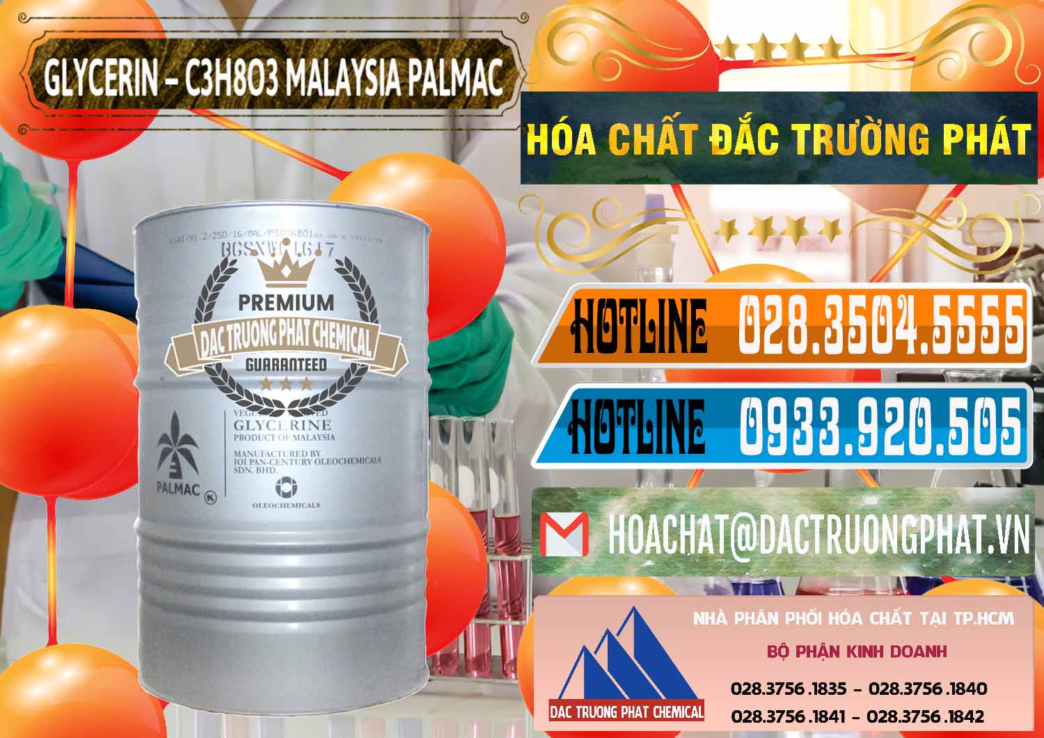 Cty bán - cung cấp Glycerin – C3H8O3 99.7% Malaysia Palmac - 0067 - Cung ứng & phân phối hóa chất tại TP.HCM - stmp.net