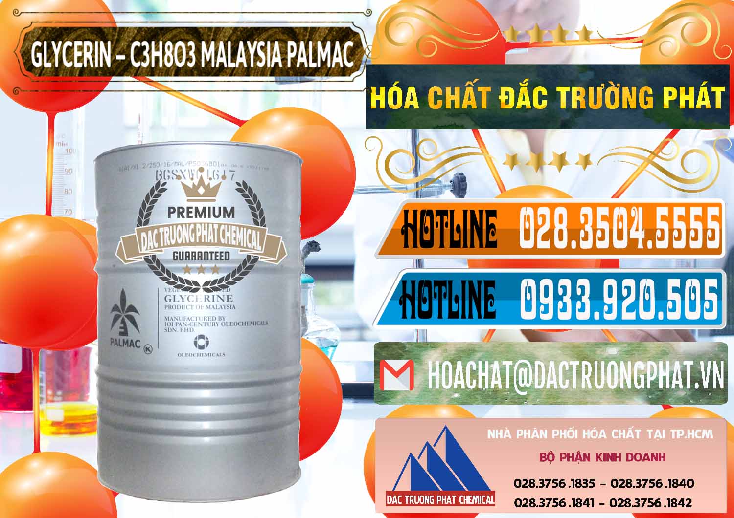 Chuyên phân phối - bán Glycerin – C3H8O3 99.7% Malaysia Palmac - 0067 - Đơn vị chuyên kinh doanh và cung cấp hóa chất tại TP.HCM - stmp.net