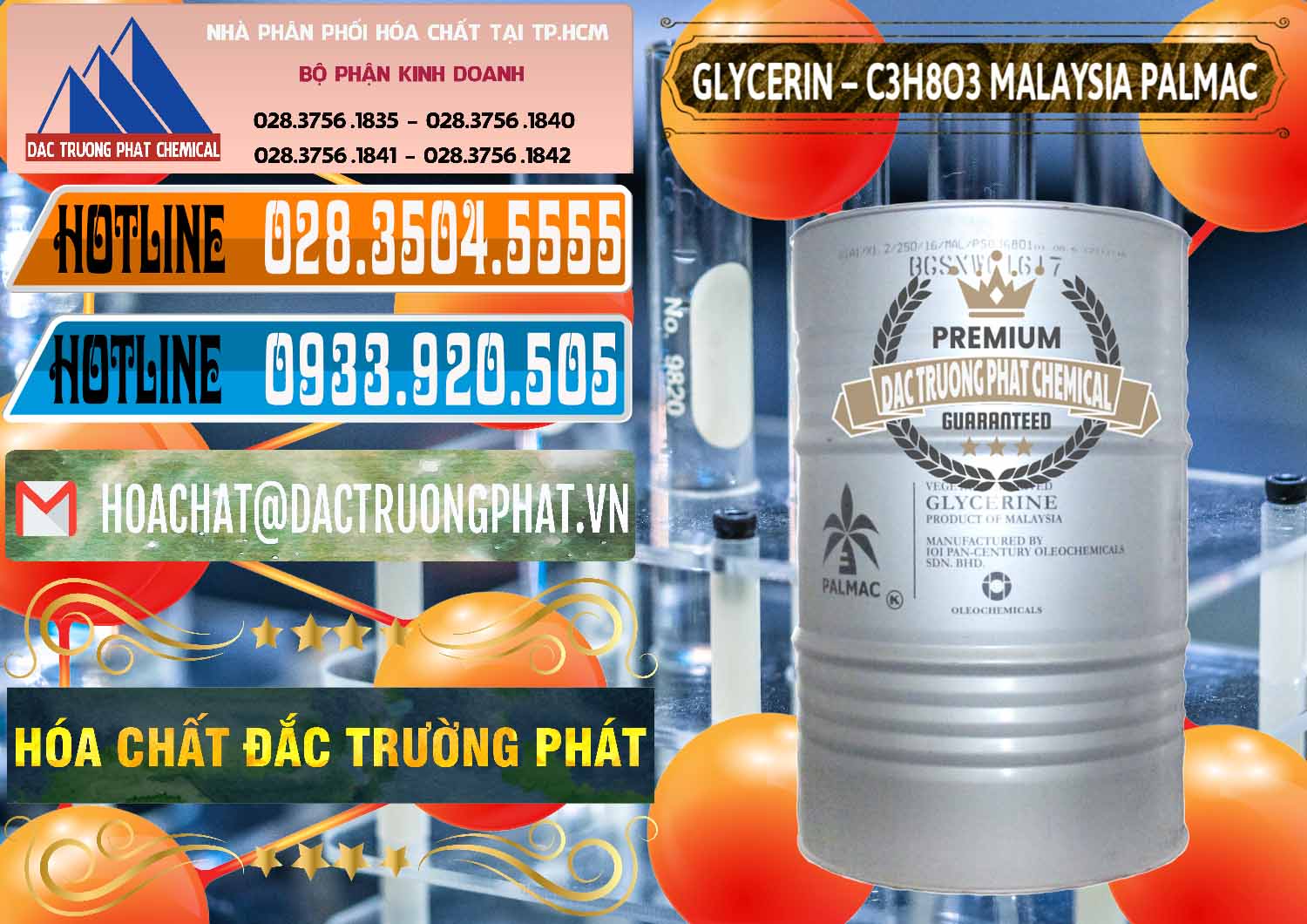Nhập khẩu - bán Glycerin – C3H8O3 99.7% Malaysia Palmac - 0067 - Công ty bán & phân phối hóa chất tại TP.HCM - stmp.net