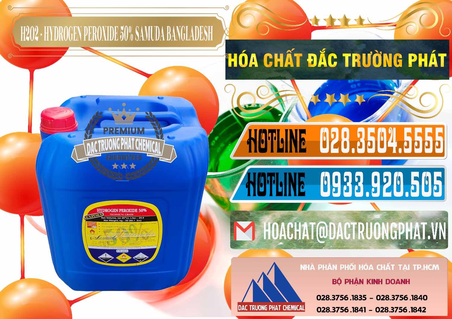 Cty cung cấp ( bán ) H2O2 - Hydrogen Peroxide 50% Samuda Bangladesh - 0077 - Nơi chuyên nhập khẩu - phân phối hóa chất tại TP.HCM - stmp.net