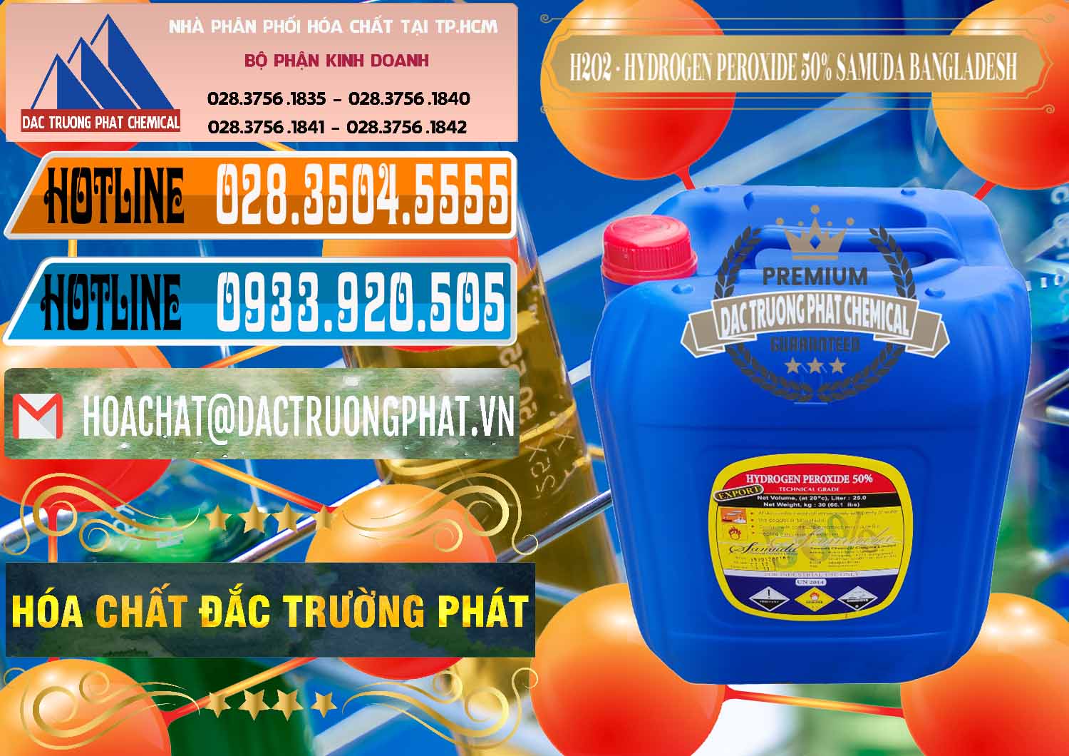 Địa chỉ chuyên cung cấp * bán Hóa Chất Công Nghiệp H2O2 > Hydrogen Dioxide Dạng Lỏng Chuyên bán & cung cấp H2O2 - Hydrogen Peroxide 50% Samuda Bangladesh - 0077 - Cty cung ứng & phân phối hóa chất tại TP.HCM - stmp.net
