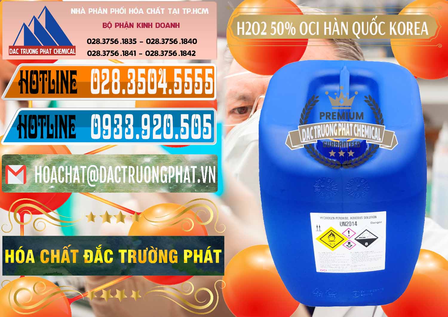 Nơi phân phối và bán H2O2 - Hydrogen Peroxide 50% OCI Hàn Quốc Korea - 0075 - Nhà nhập khẩu & cung cấp hóa chất tại TP.HCM - stmp.net
