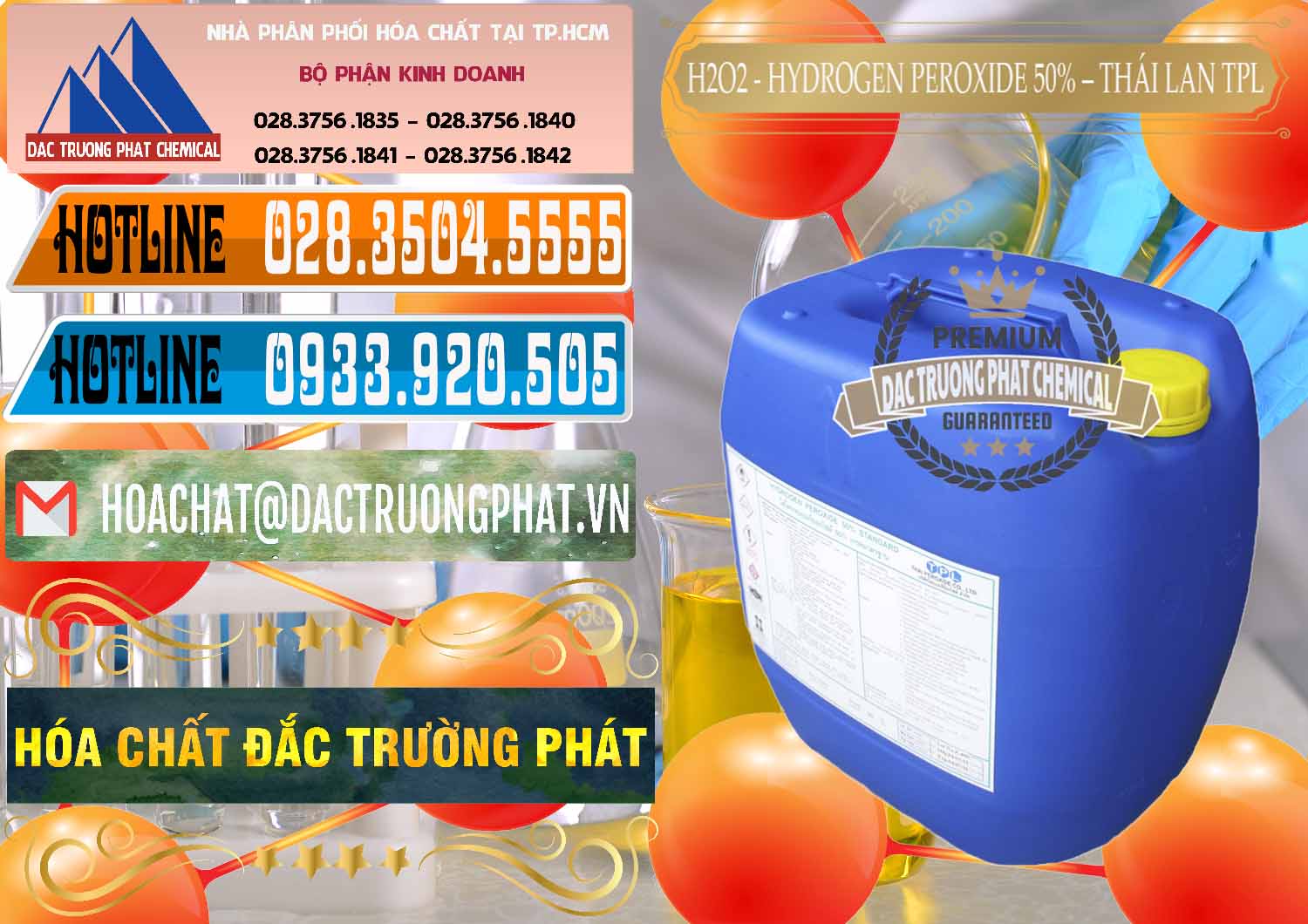 Cty bán × cung ứng hóa chất Hydrogen Peroxide Ø Hydro Peroxit Liquid 50% TPL Thái Lan Thailand Cty cung ứng _ bán H2O2 - Hydrogen Peroxide 50% Thái Lan TPL - 0076 - Cty bán và phân phối hóa chất tại TP.HCM - stmp.net