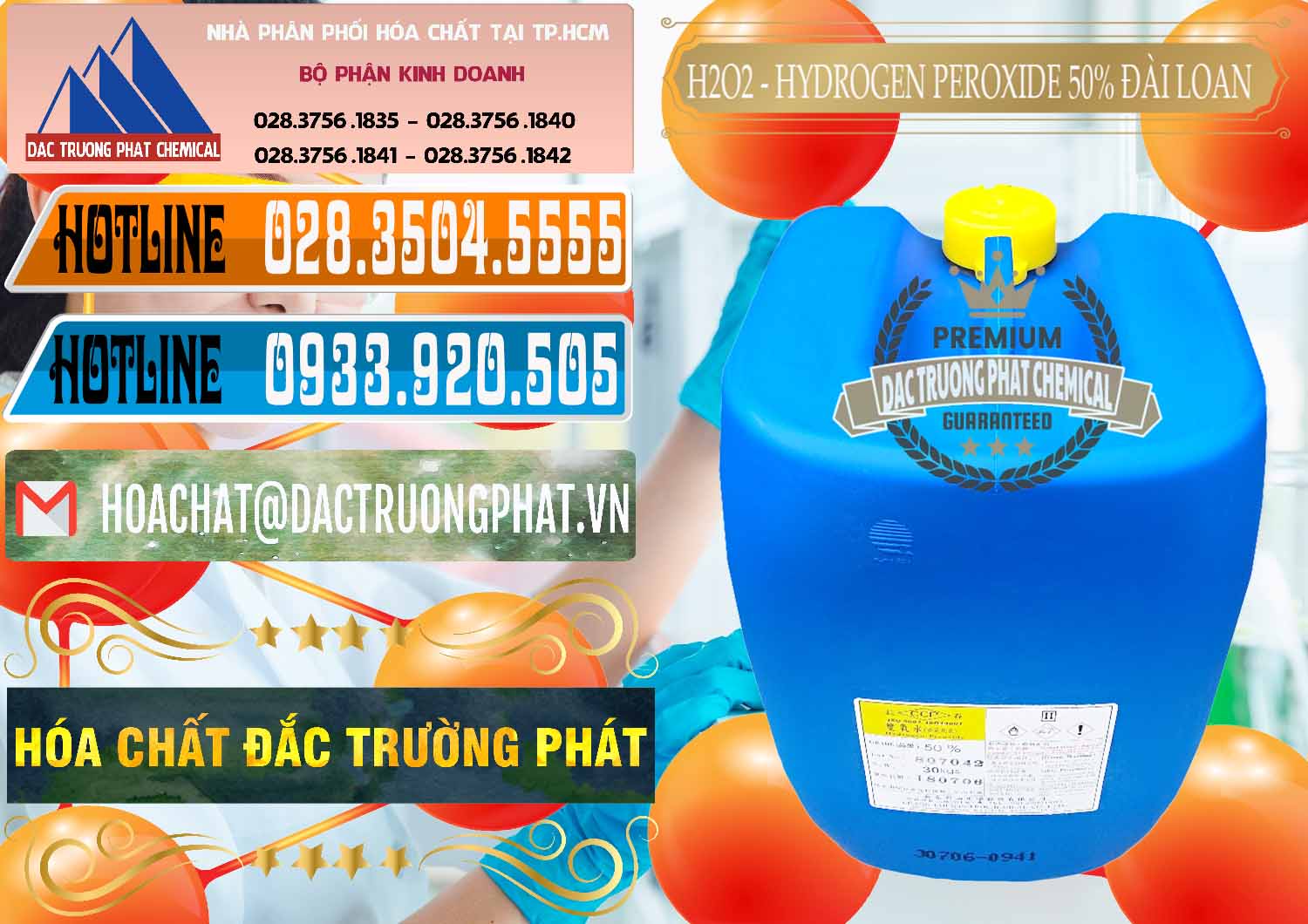 Địa chỉ chuyên phân phối › bán Hóa chất Oxy Già × H2O2 Dạng Lỏng Đài Loan Taiwan Đơn vị chuyên cung cấp - bán H2O2 - Hydrogen Peroxide 50% Đài Loan Taiwan Chang Chun - 0069 - Công ty chuyên cung cấp - kinh doanh hóa chất tại TP.HCM - stmp.net