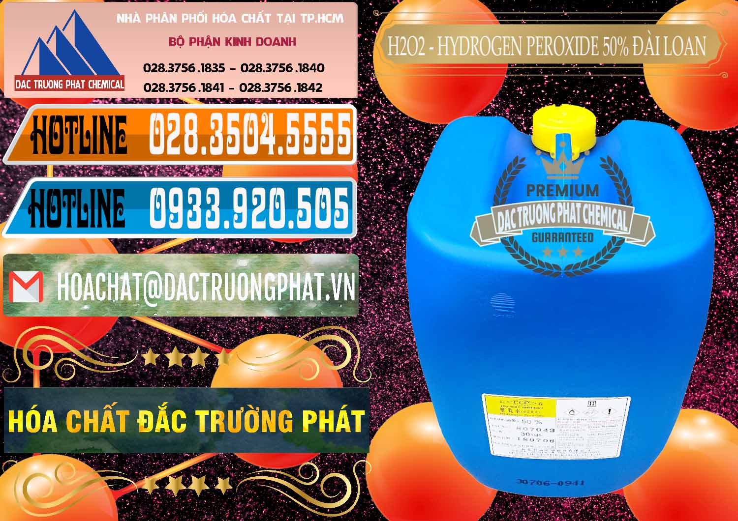 Cty bán › cung cấp Hydrogen Dioxide Dạng Lỏng # Hydrogen Peroxide 50% Đài Loan Taiwan Chang Chun tại Trà Vinh Chuyên phân phối & bán H2O2 - Hydrogen Peroxide 50% Đài Loan Taiwan Chang Chun - 0069 - Công ty chuyên cung cấp và bán hóa chất tại TP.HCM - stmp.net