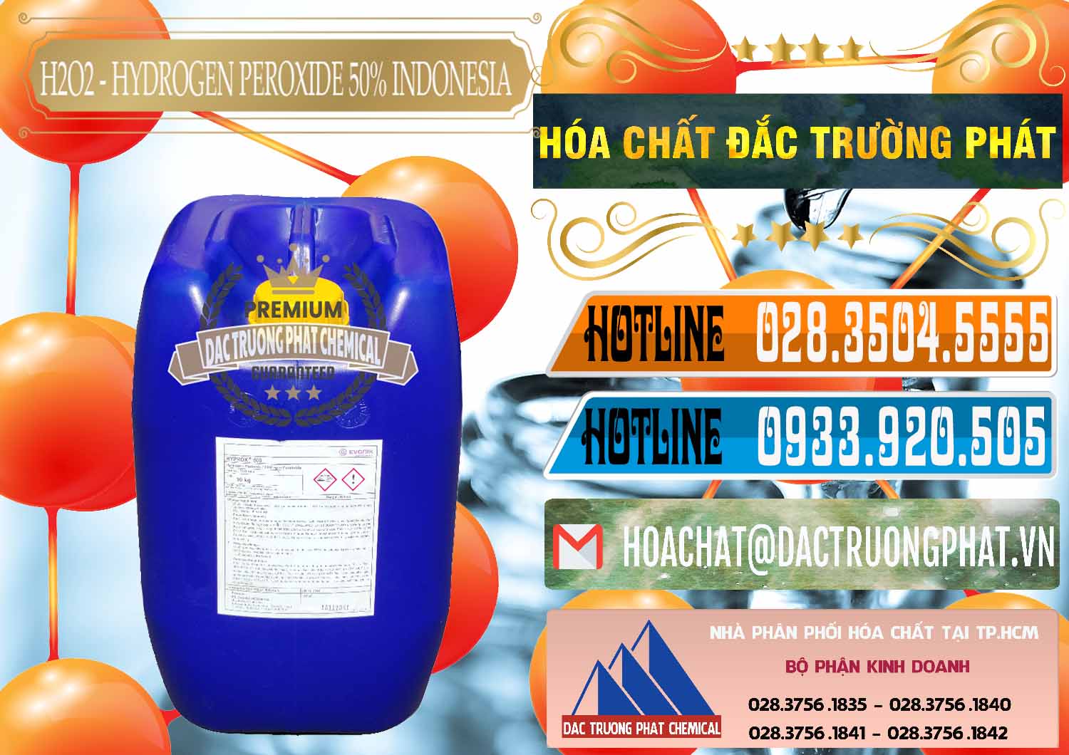 Cty chuyên bán & cung ứng H2O2 - Hydrogen Peroxide 50% Evonik Indonesia - 0070 - Chuyên kinh doanh ( cung cấp ) hóa chất tại TP.HCM - stmp.net