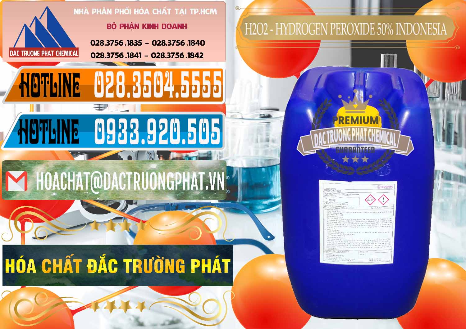 Phân phối & bán H2O2 - Hydrogen Peroxide 50% Evonik Indonesia - 0070 - Cty kinh doanh - cung cấp hóa chất tại TP.HCM - stmp.net