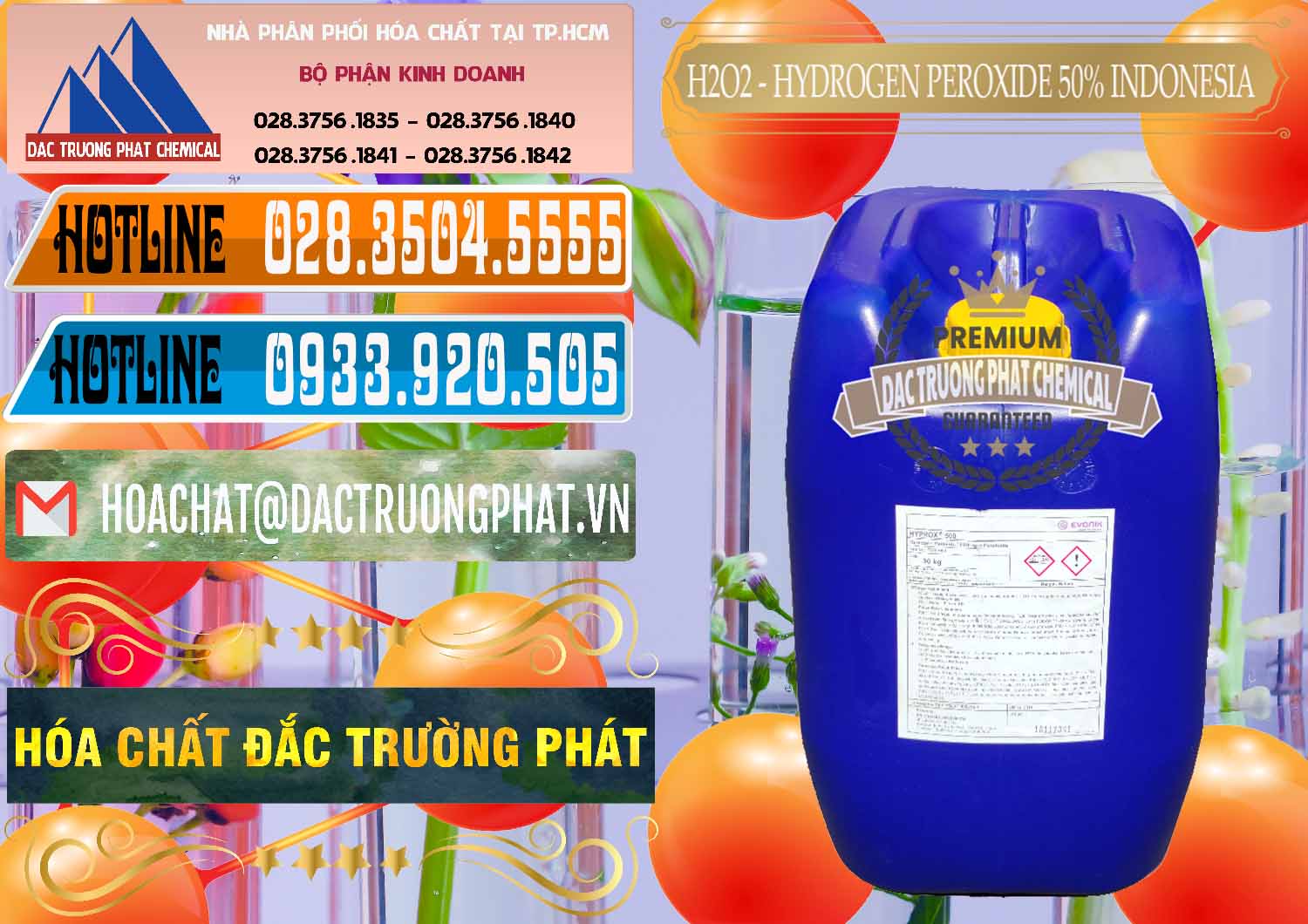 Nơi bán ( phân phối ) H2O2 - Hydrogen Peroxide 50% Evonik Indonesia - 0070 - Nơi bán ( phân phối ) hóa chất tại TP.HCM - stmp.net