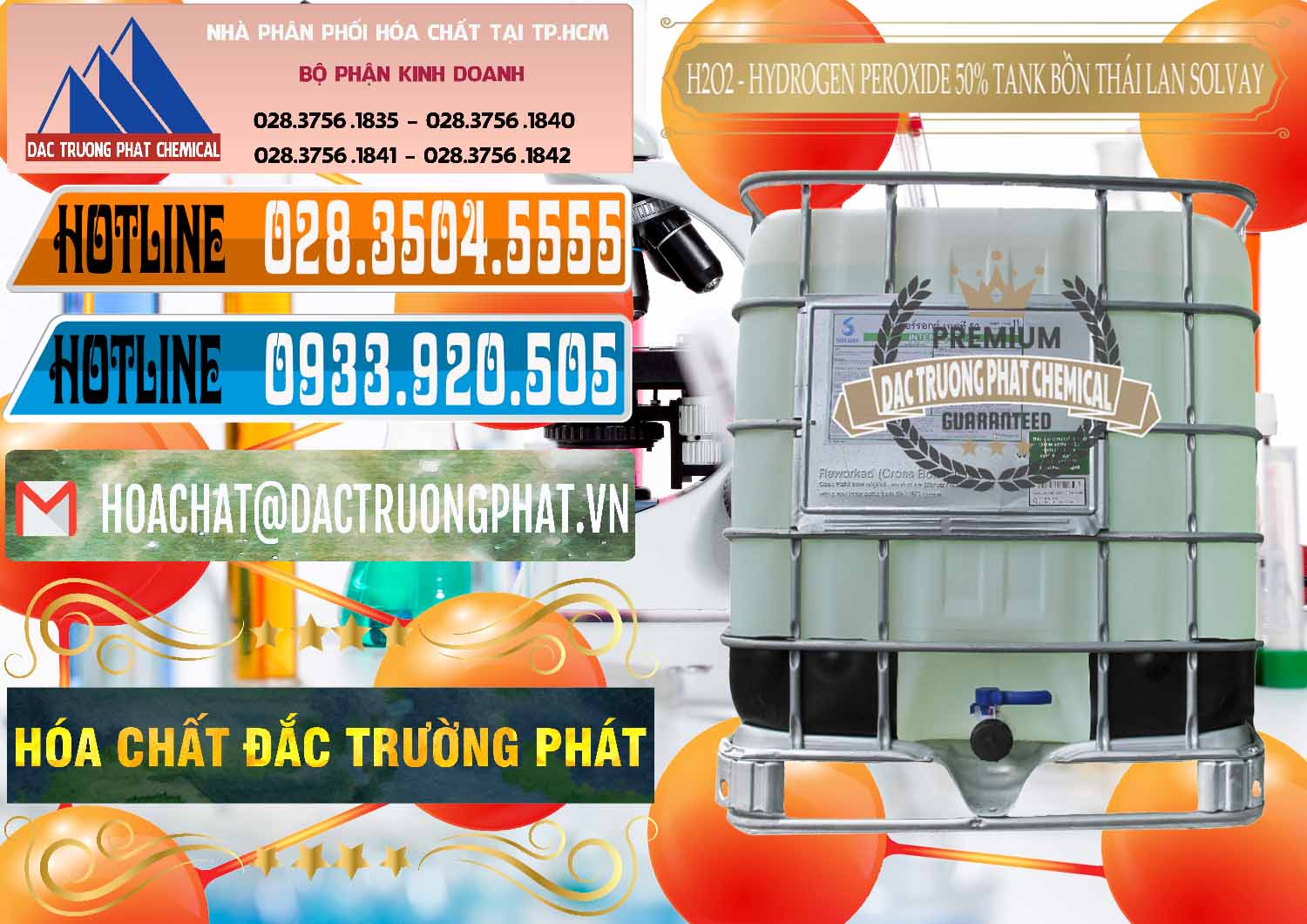 Nơi bán và phân phối H2O2 - Hydrogen Peroxide 50% Tank IBC Bồn Thái Lan Solvay - 0072 - Cung cấp và nhập khẩu hóa chất tại TP.HCM - stmp.net