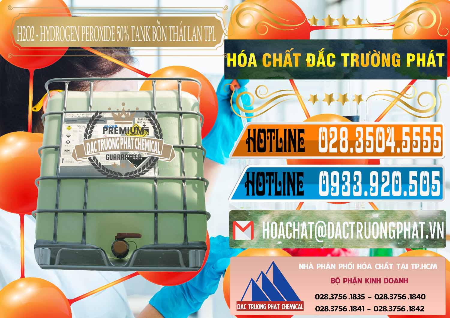 Cty chuyên phân phối * bán H2O2 ß Hydrogen Dioxide Dạng Nước 50% Tank IBC Bồn Thái Lan TPL Công ty cung cấp & bán H2O2 - Hydrogen Peroxide 50% Tank IBC Bồn Thái Lan TPL - 0073 - Nhà phân phối & cung cấp hóa chất tại TP.HCM - stmp.net