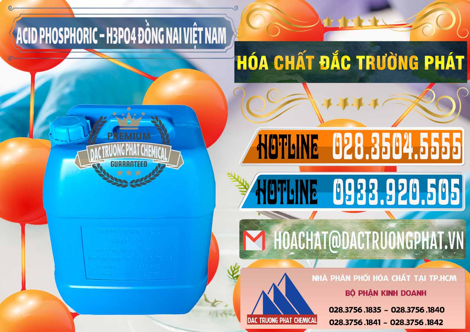 Đơn vị cung ứng - phân phối Acid Phosphoric – Axit Phosphoric 85% Đồng Nai Việt Nam - 0183 - Chuyên cung cấp - bán hóa chất tại TP.HCM - stmp.net