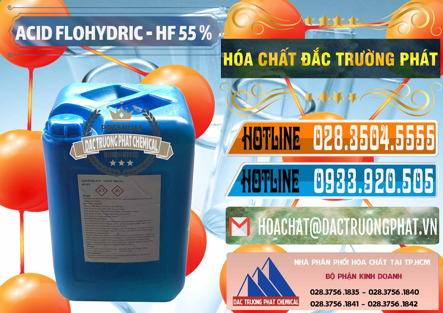Nơi kinh doanh & bán Axit HF - Acid HF 55% Can Xanh Trung Quốc China - 0080 - Nơi phân phối _ cung ứng hóa chất tại TP.HCM - stmp.net