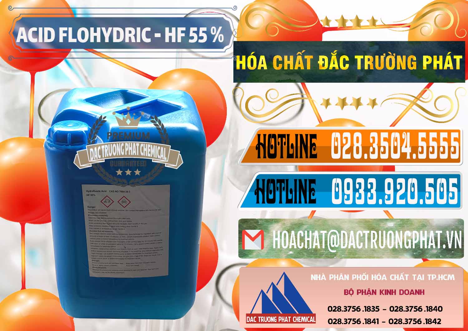 Đơn vị bán ( cung ứng ) Axit HF - Acid HF 55% Can Xanh Trung Quốc China - 0080 - Công ty chuyên bán và cung cấp hóa chất tại TP.HCM - stmp.net