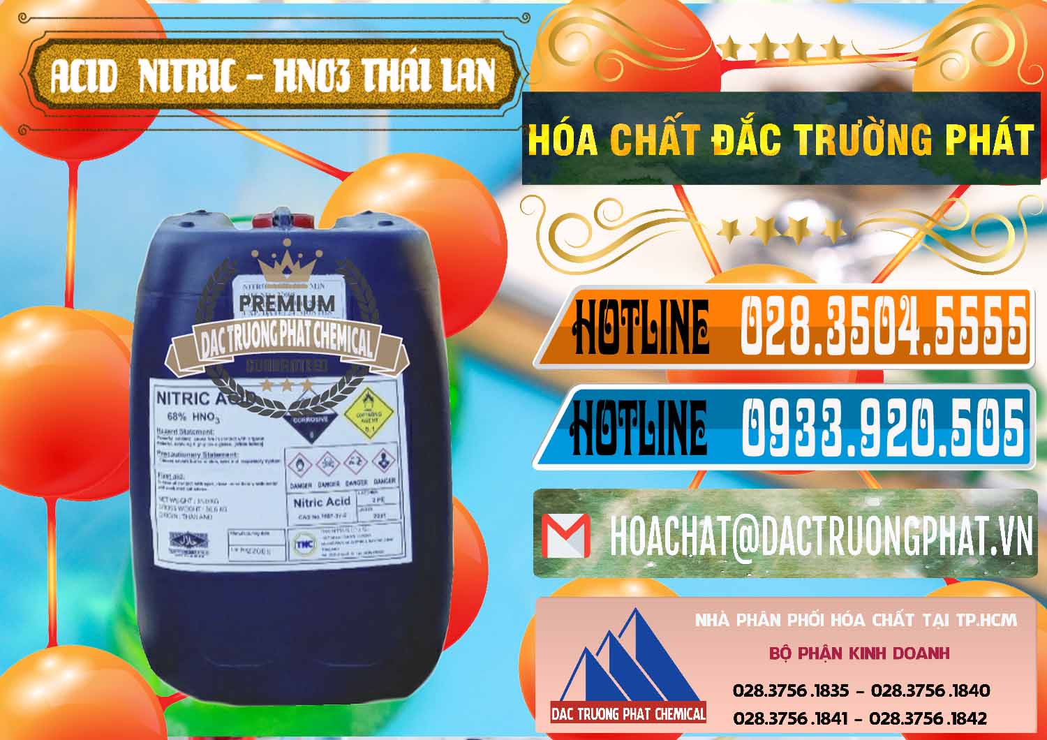 Nhà cung ứng _ bán Acid Nitric – Axit Nitric HNO3 Thái Lan Thailand - 0344 - Nơi nhập khẩu _ phân phối hóa chất tại TP.HCM - stmp.net