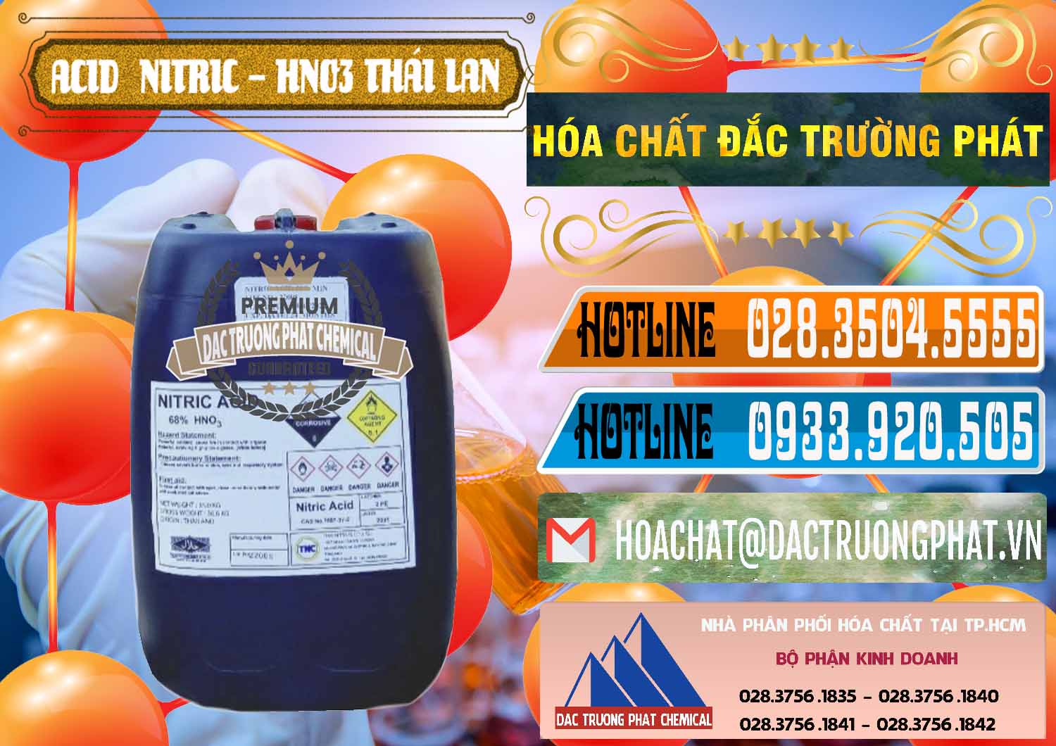 Nơi chuyên bán - cung cấp Acid Nitric – Axit Nitric HNO3 Thái Lan Thailand - 0344 - Đơn vị chuyên nhập khẩu và phân phối hóa chất tại TP.HCM - stmp.net