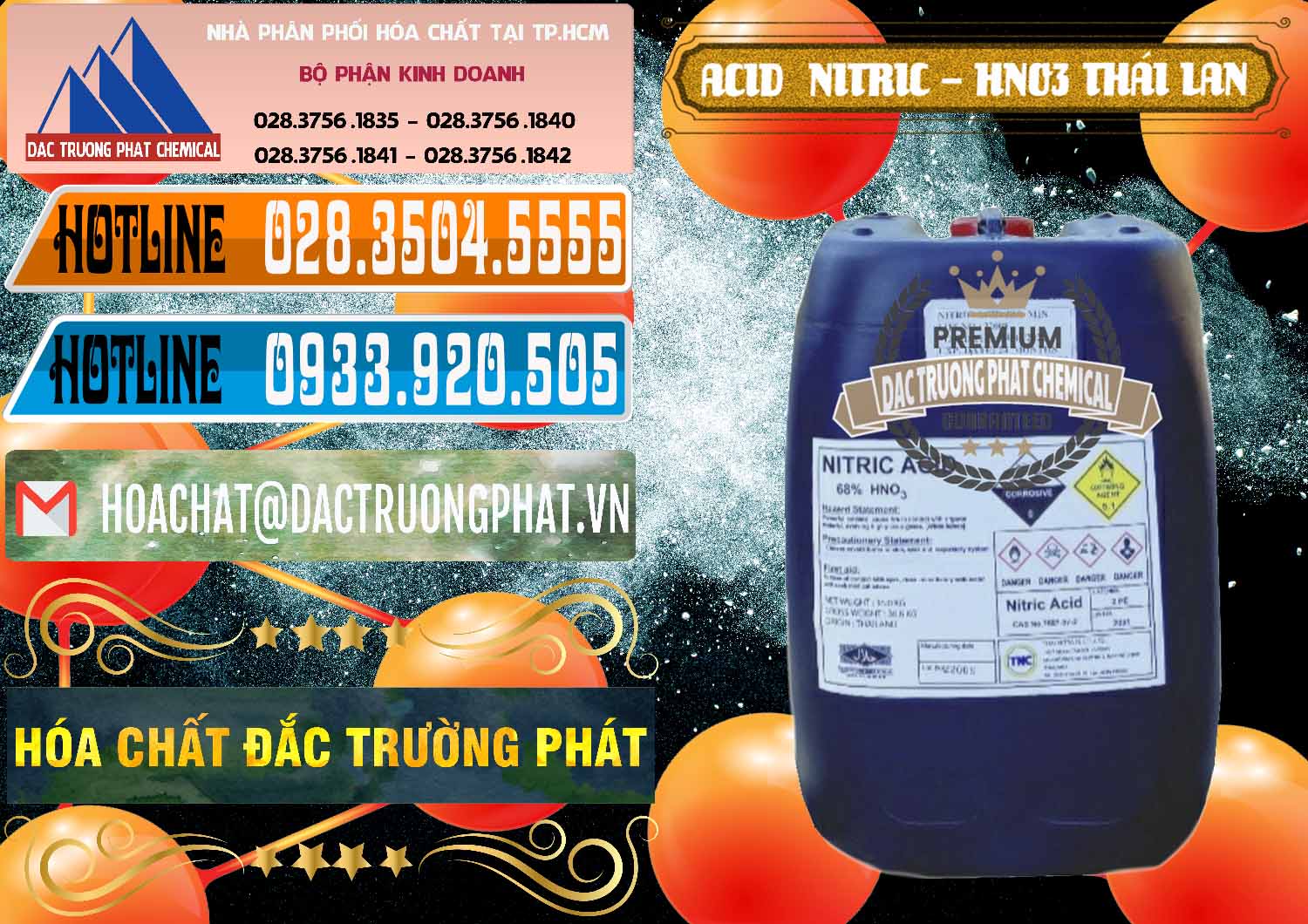 Công ty chuyên cung ứng và bán Acid Nitric – Axit Nitric HNO3 Thái Lan Thailand - 0344 - Cty cung cấp - nhập khẩu hóa chất tại TP.HCM - stmp.net