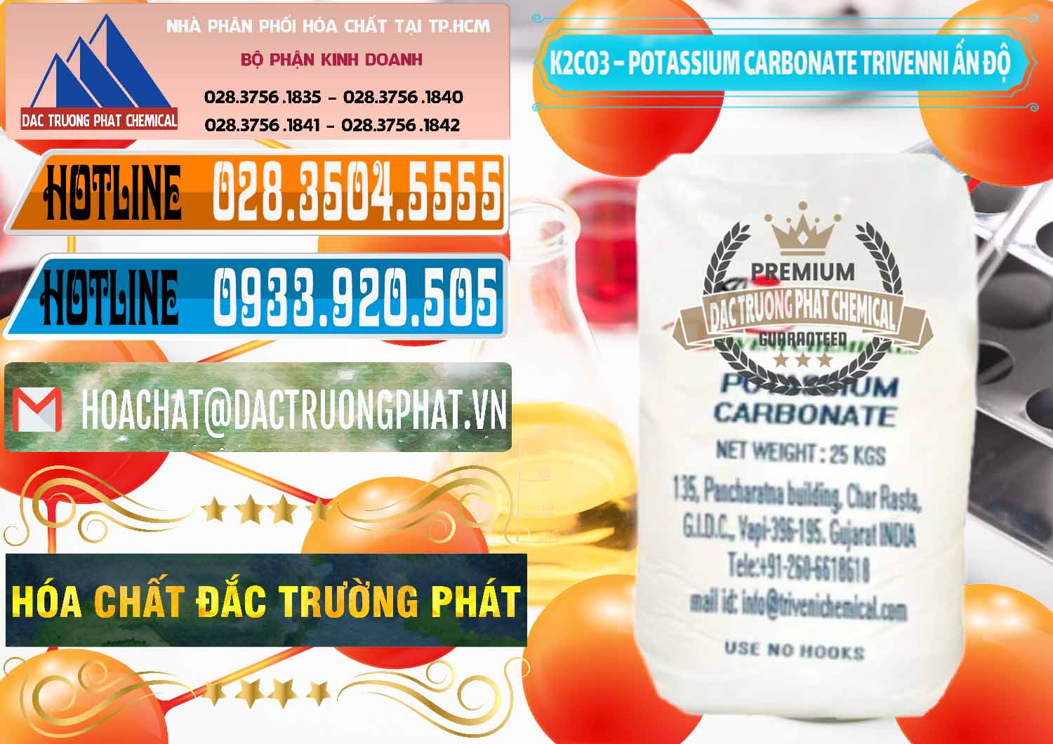 Đơn vị kinh doanh và bán K2Co3 – Potassium Carbonate Trivenni Ấn Độ India - 0473 - Công ty cung cấp ( phân phối ) hóa chất tại TP.HCM - stmp.net