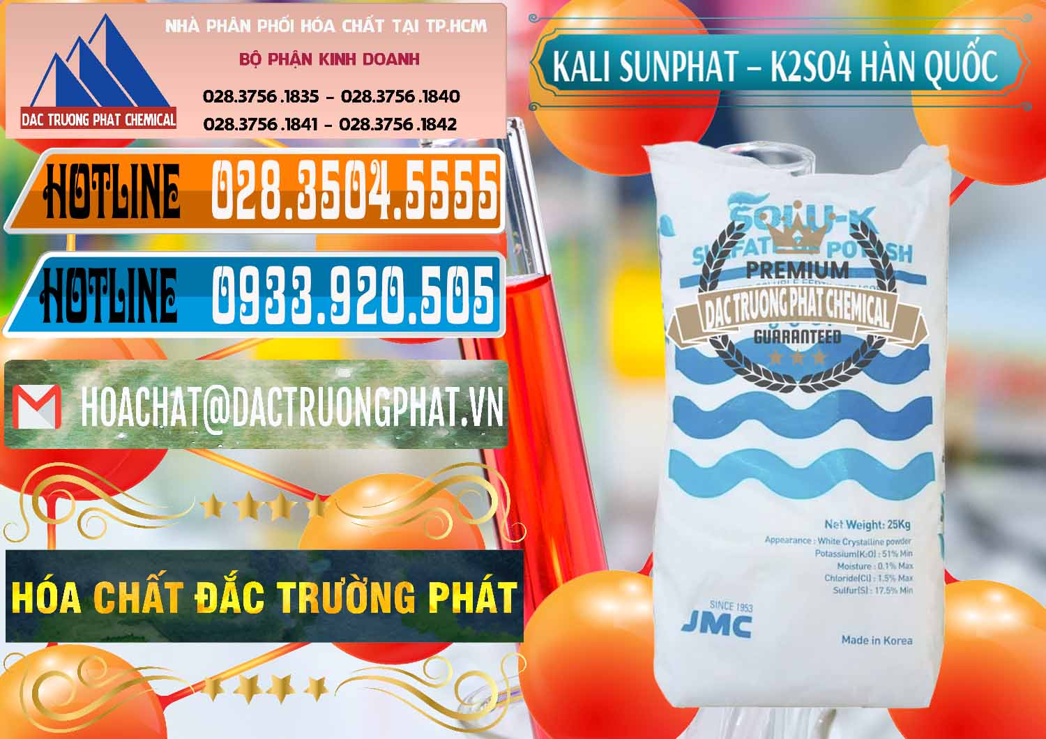 Cty kinh doanh ( bán ) Kali Sunphat – K2SO4 Hàn Quốc Korea - 0410 - Đơn vị chuyên phân phối ( nhập khẩu ) hóa chất tại TP.HCM - stmp.net
