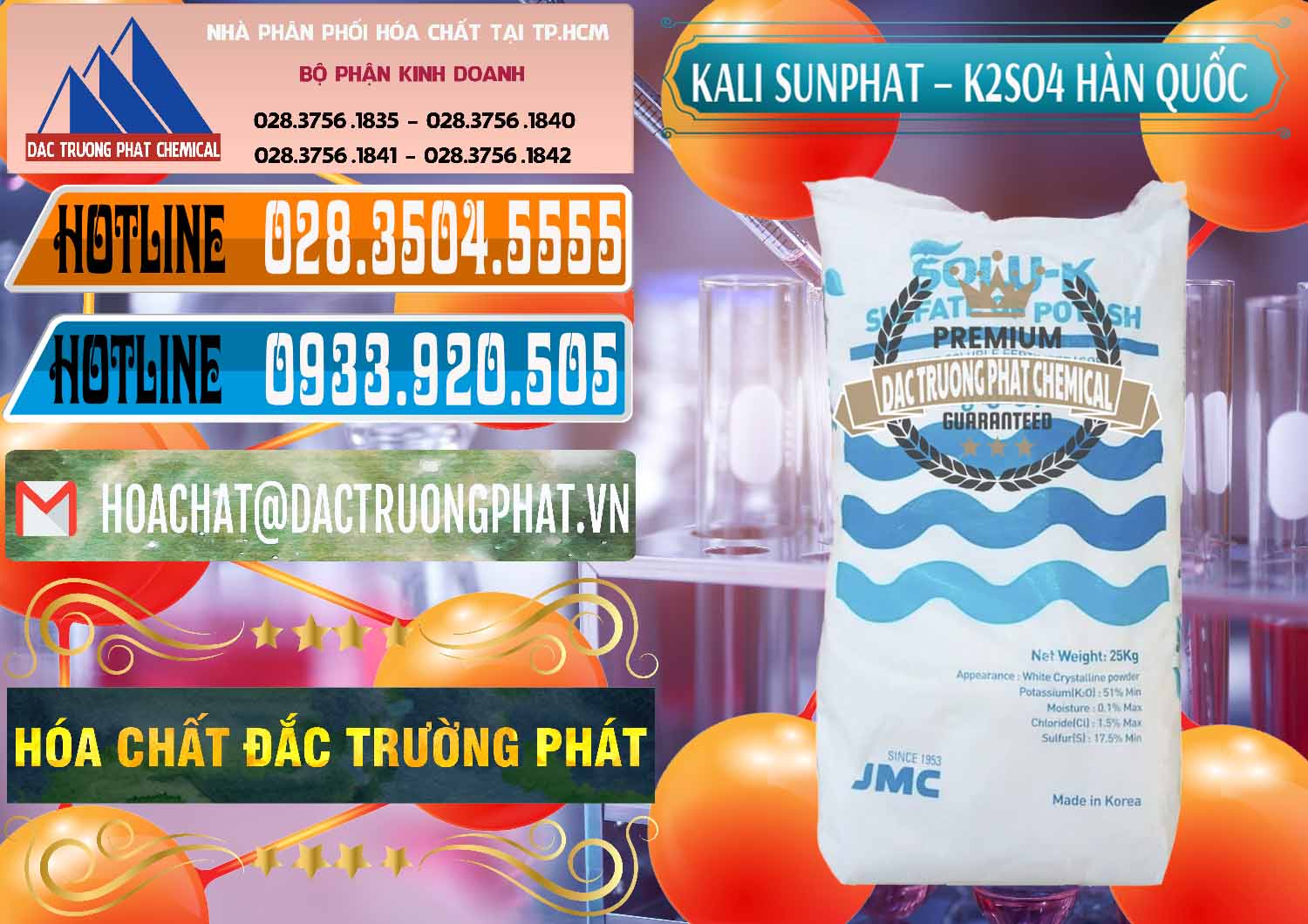 Cty chuyên kinh doanh và bán Kali Sunphat – K2SO4 Hàn Quốc Korea - 0410 - Nhà nhập khẩu & cung cấp hóa chất tại TP.HCM - stmp.net