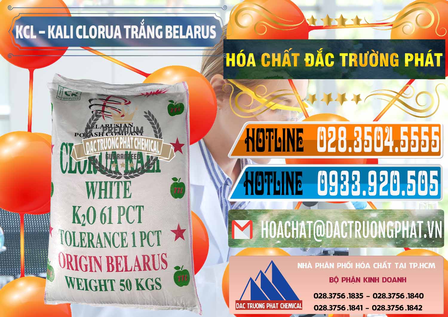 Cty chuyên bán & phân phối KCL – Kali Clorua Trắng Belarus - 0085 - Cty cung cấp & kinh doanh hóa chất tại TP.HCM - stmp.net