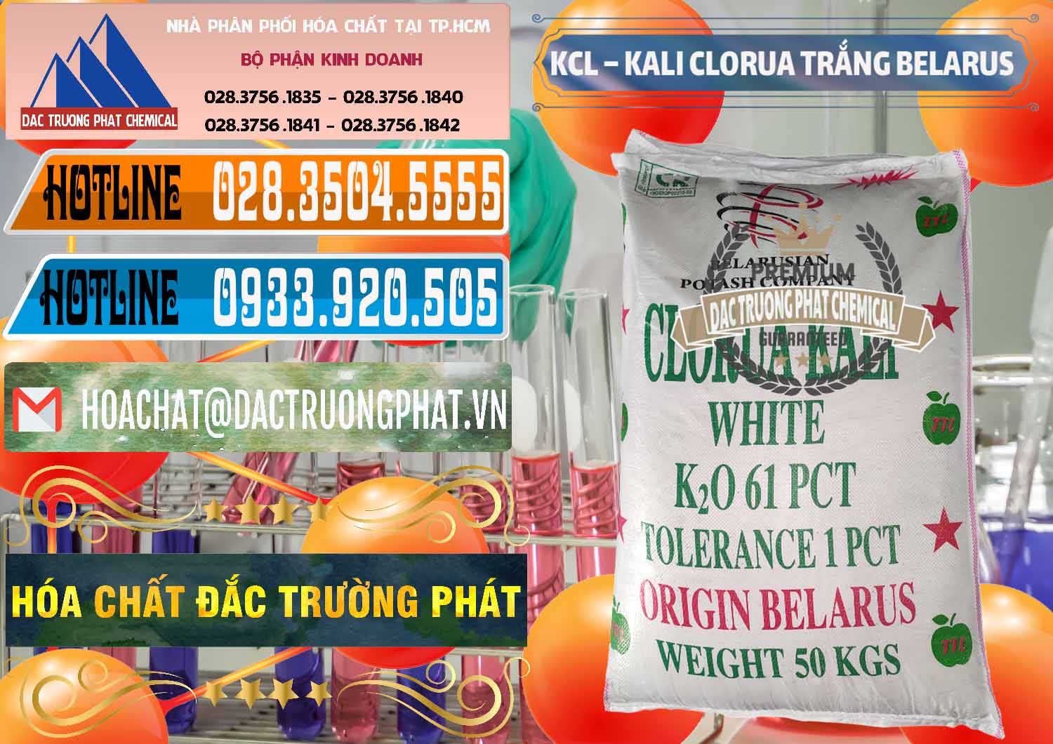 Nơi bán - cung ứng KCL – Kali Clorua Trắng Belarus - 0085 - Cty kinh doanh ( phân phối ) hóa chất tại TP.HCM - stmp.net
