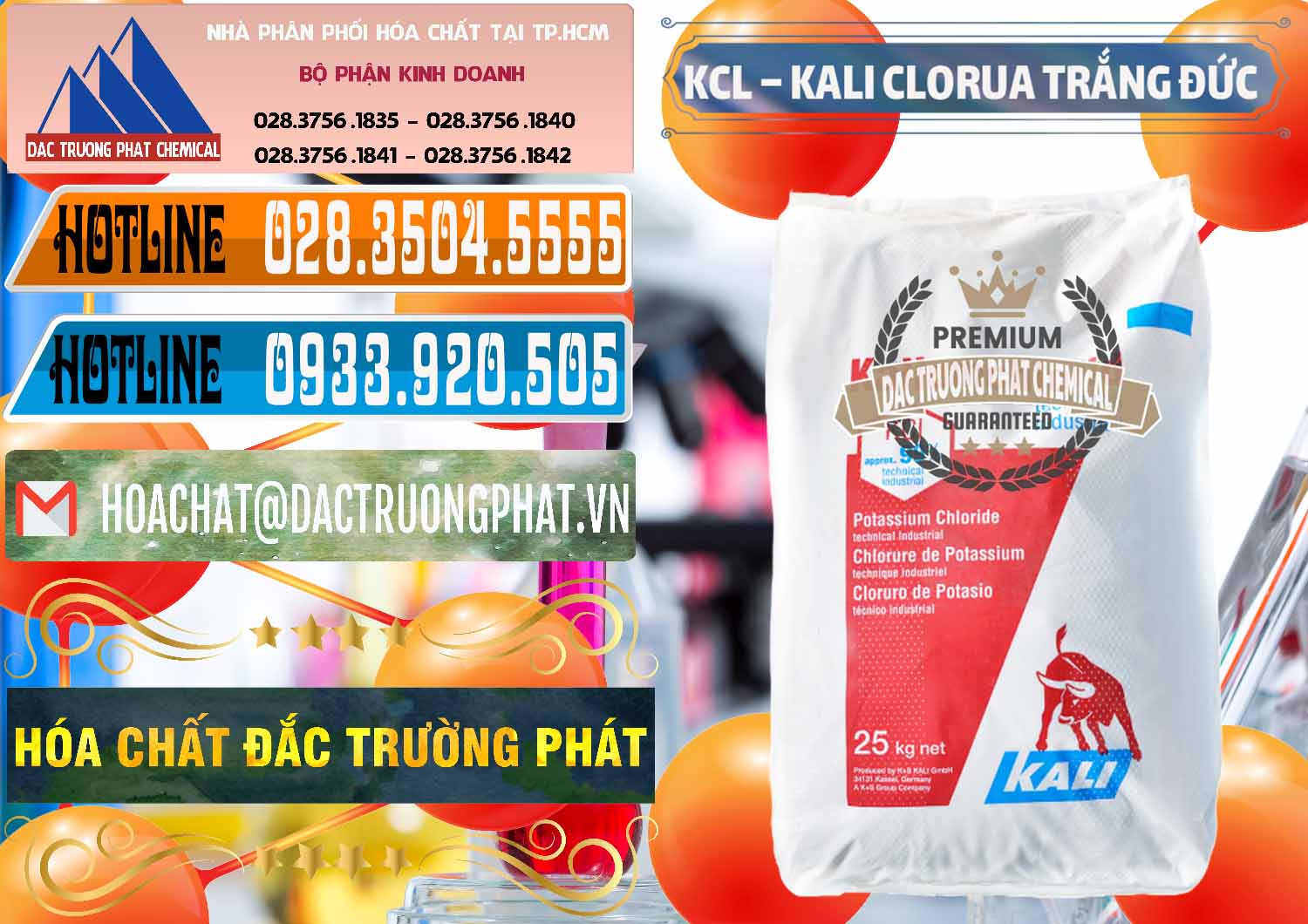 Đơn vị bán & phân phối KCL – Kali Clorua Trắng Đức Germany - 0086 - Đơn vị chuyên cung cấp & bán hóa chất tại TP.HCM - stmp.net