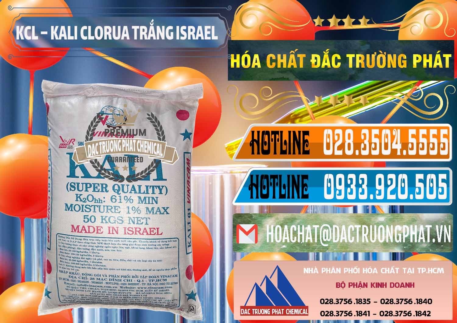 Nơi chuyên cung ứng & bán KCL – Kali Clorua Trắng Israel - 0087 - Đơn vị chuyên cung cấp ( kinh doanh ) hóa chất tại TP.HCM - stmp.net