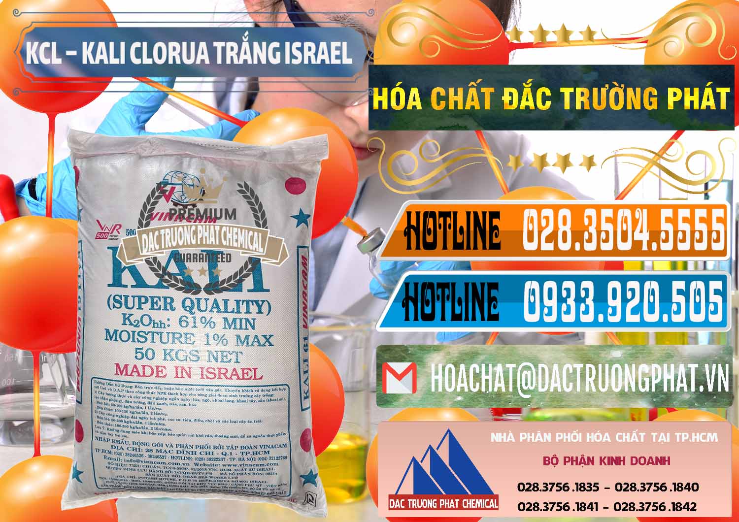 Đơn vị chuyên cung cấp và bán KCL – Kali Clorua Trắng Israel - 0087 - Chuyên phân phối _ kinh doanh hóa chất tại TP.HCM - stmp.net