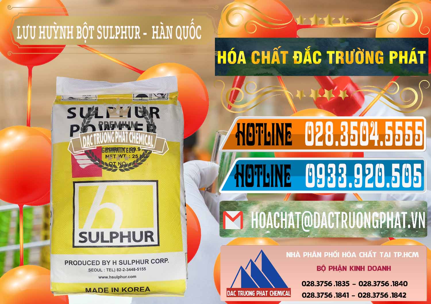 Công ty chuyên bán ( cung ứng ) Lưu huỳnh Bột - Sulfur Powder ( H Sulfur ) Hàn Quốc Korea - 0199 - Cty chuyên nhập khẩu và phân phối hóa chất tại TP.HCM - stmp.net