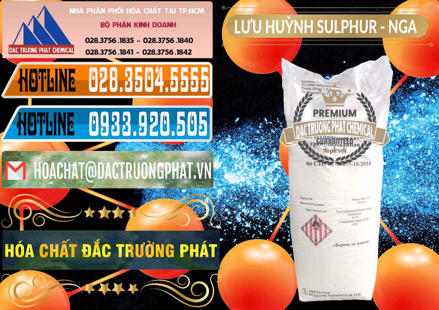 Công ty bán - cung ứng Lưu huỳnh Hạt - Sulfur Nga Russia - 0200 - Chuyên cung cấp - nhập khẩu hóa chất tại TP.HCM - stmp.net