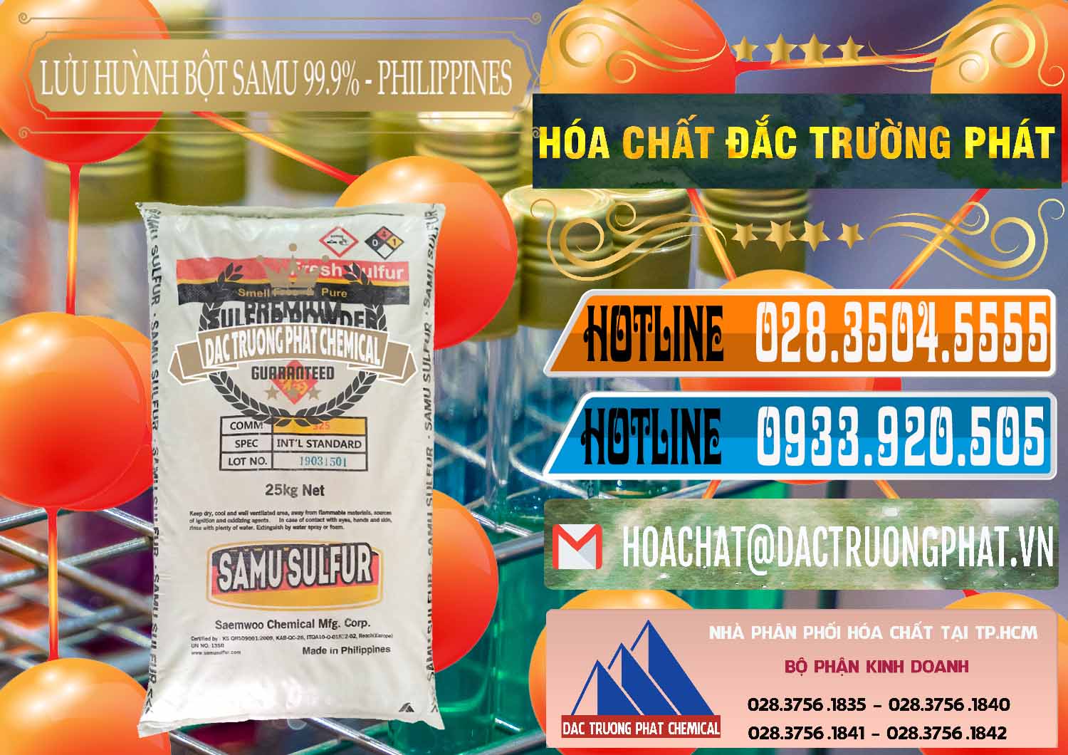 Công ty bán ( cung cấp ) Lưu huỳnh Bột - Sulfur Powder Samu Philippines - 0201 - Đơn vị cung cấp & phân phối hóa chất tại TP.HCM - stmp.net
