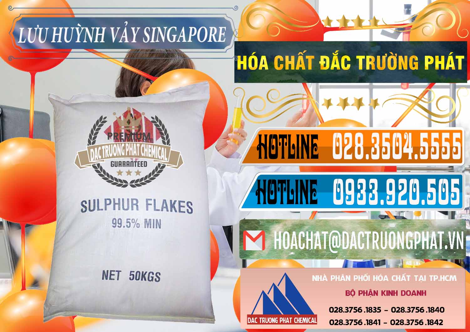 Đơn vị bán & cung ứng Lưu huỳnh Vảy - Sulfur Flakes Singapore - 0346 - Chuyên phân phối - cung cấp hóa chất tại TP.HCM - stmp.net