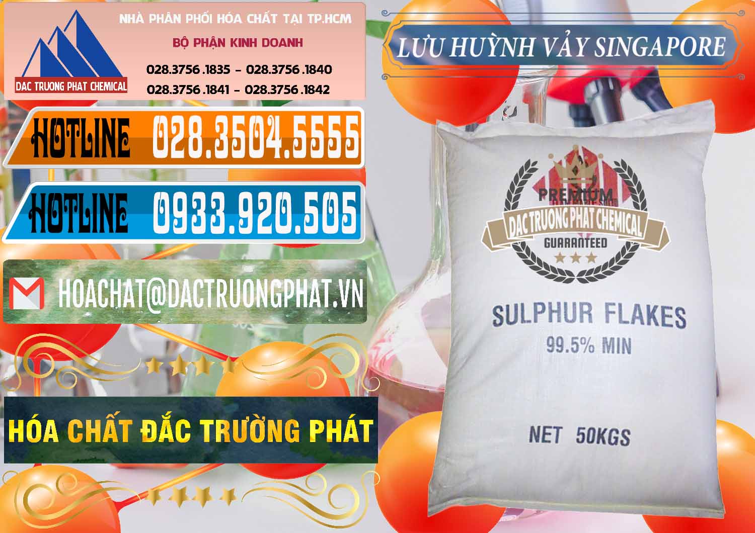 Nơi bán ( cung cấp ) Lưu huỳnh Vảy - Sulfur Flakes Singapore - 0346 - Công ty kinh doanh - cung cấp hóa chất tại TP.HCM - stmp.net