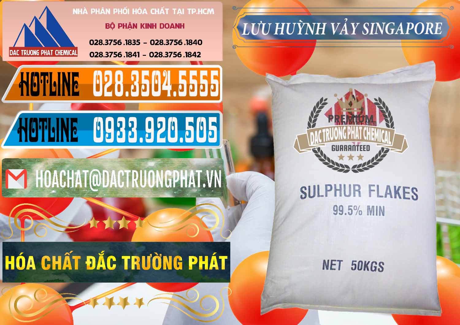 Nơi bán và cung ứng Lưu huỳnh Vảy - Sulfur Flakes Singapore - 0346 - Cty kinh doanh - cung cấp hóa chất tại TP.HCM - stmp.net
