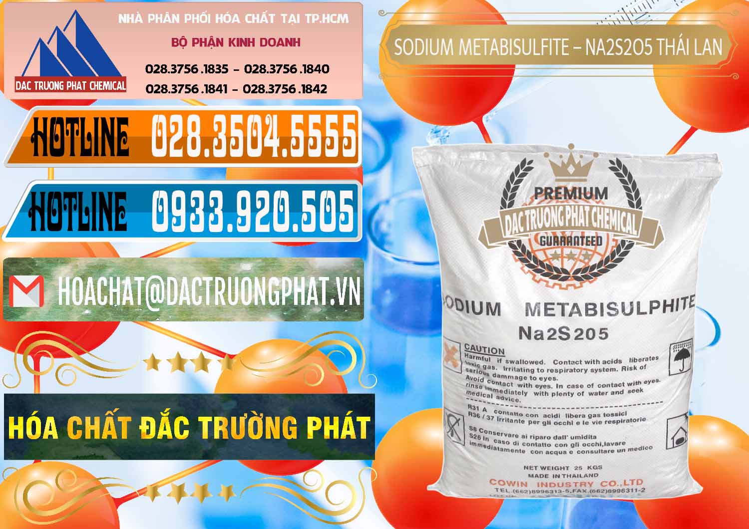 Bán & cung cấp Sodium Metabisulfite - NA2S2O5 Thái Lan Cowin - 0145 - Chuyên cung cấp và nhập khẩu hóa chất tại TP.HCM - stmp.net