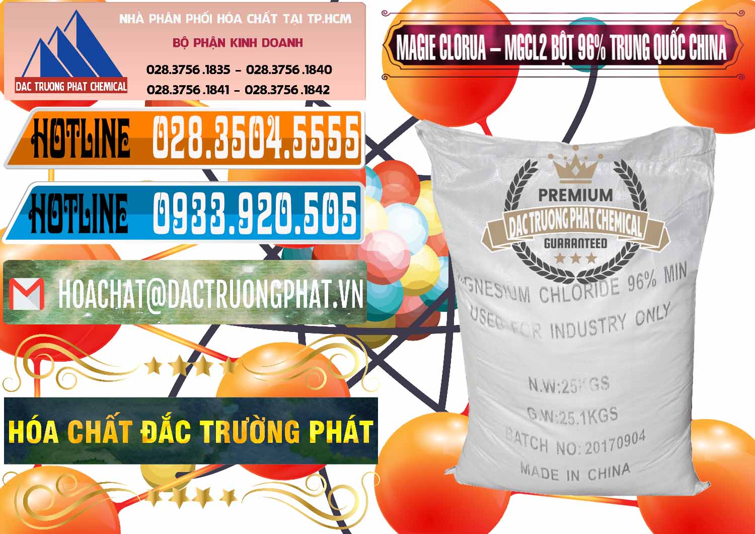 Công ty chuyên bán & phân phối Magie Clorua – MGCL2 96% Dạng Bột Bao Chữ Đen Trung Quốc China - 0205 - Nơi nhập khẩu _ cung cấp hóa chất tại TP.HCM - stmp.net
