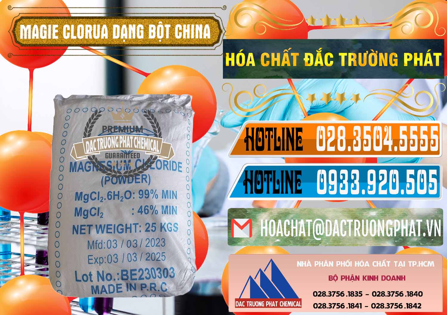 Cty chuyên phân phối và bán Magie Clorua – MGCL2 96% Dạng Bột Logo Kim Cương Trung Quốc China - 0387 - Công ty chuyên cung cấp & nhập khẩu hóa chất tại TP.HCM - stmp.net