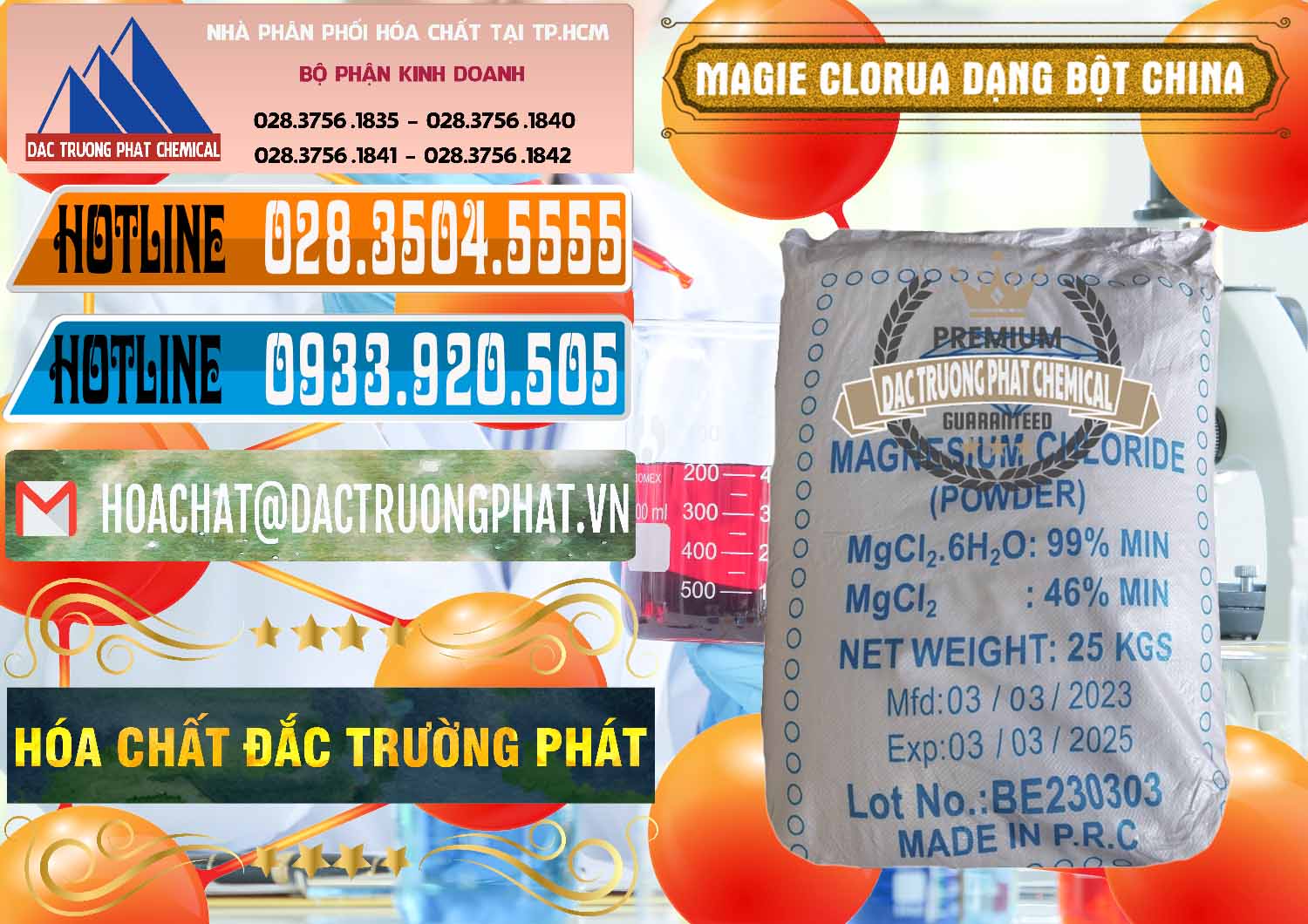 Nơi chuyên bán và cung ứng Magie Clorua – MGCL2 96% Dạng Bột Logo Kim Cương Trung Quốc China - 0387 - Đơn vị cung cấp - bán hóa chất tại TP.HCM - stmp.net