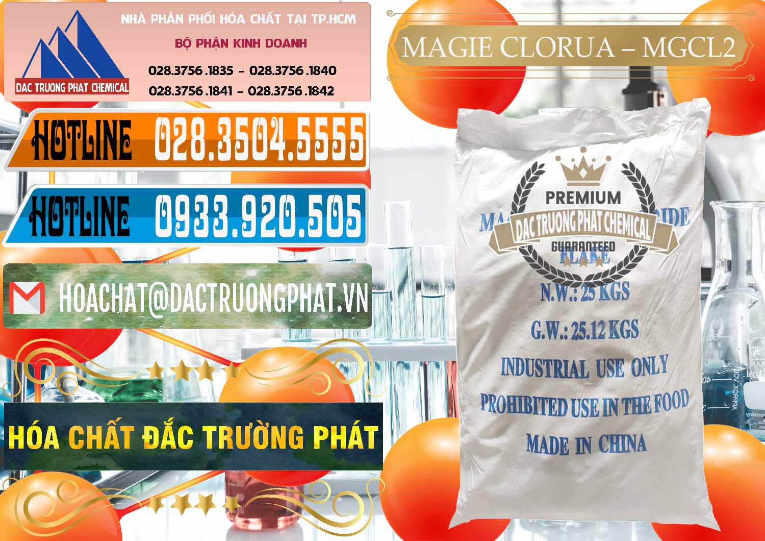 Nơi cung ứng & bán Magie Clorua – MGCL2 96% Dạng Vảy Trung Quốc China - 0091 - Cty cung cấp - nhập khẩu hóa chất tại TP.HCM - stmp.net