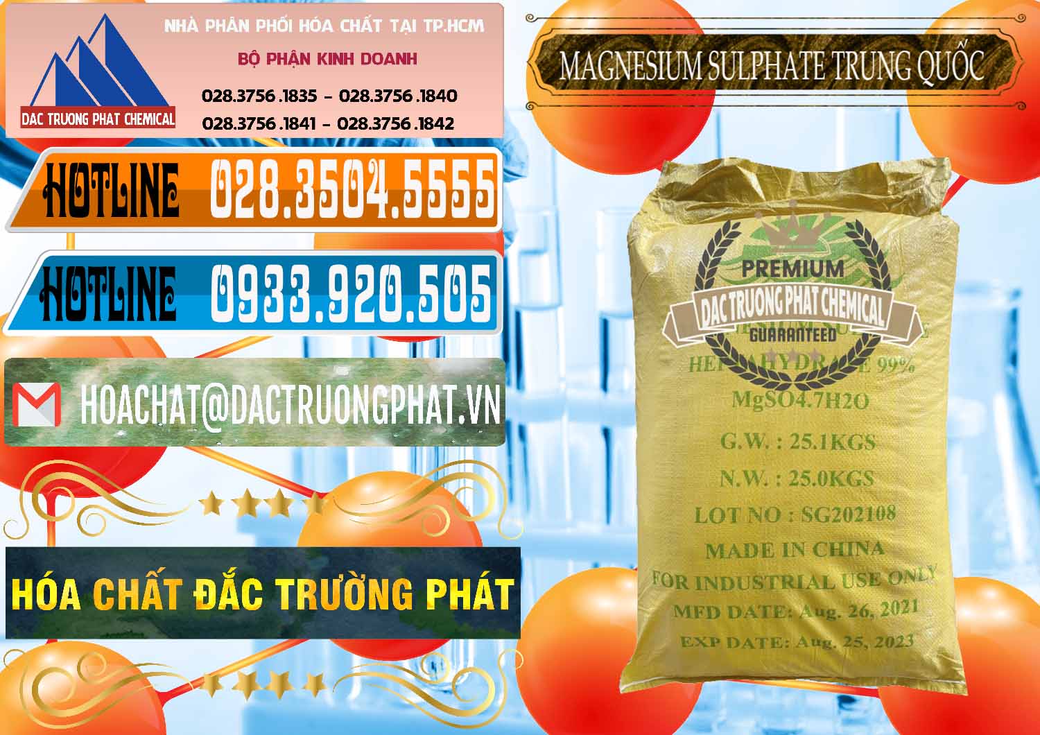 Nơi phân phối và bán MGSO4.7H2O – Magnesium Sulphate Heptahydrate 99% Trung Quốc China - 0440 - Cty phân phối ( cung cấp ) hóa chất tại TP.HCM - stmp.net