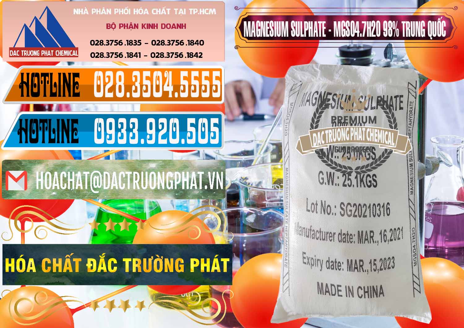 Chuyên cung ứng và bán MGSO4.7H2O – Magnesium Sulphate 98% Trung Quốc China - 0229 - Chuyên phân phối và cung cấp hóa chất tại TP.HCM - stmp.net